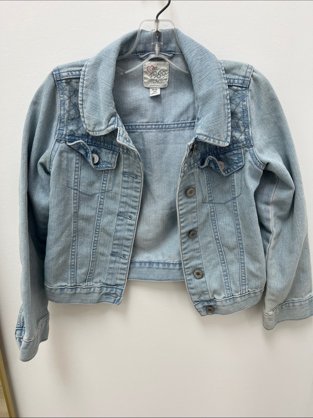 No Boundaries Light Blue Denim Jacket for Kids